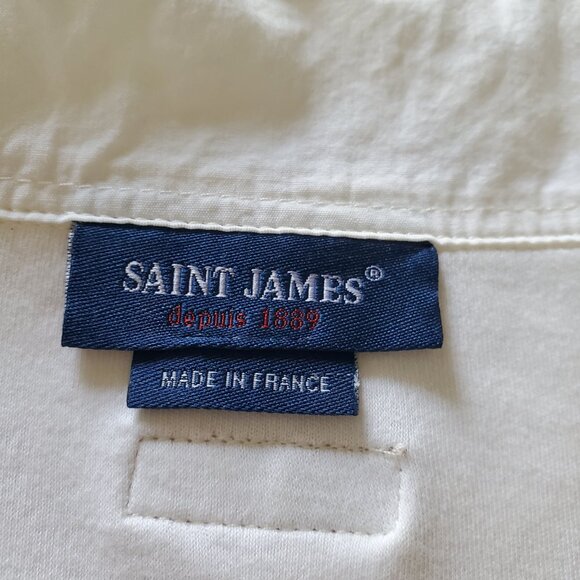Saint James Made In France Ivory Blouse with Pockets - Picture 8 of 15